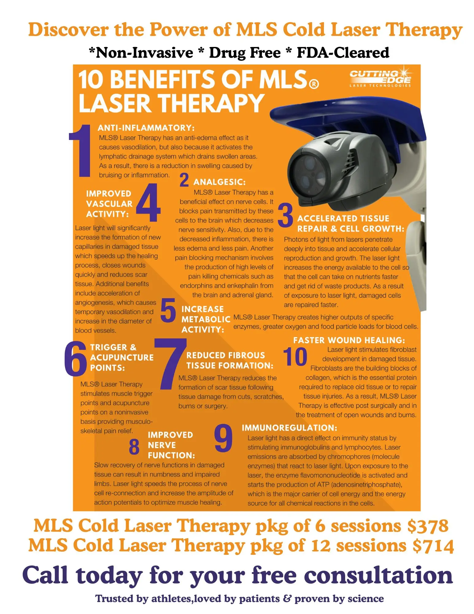 10 Benefits MLS Therapy