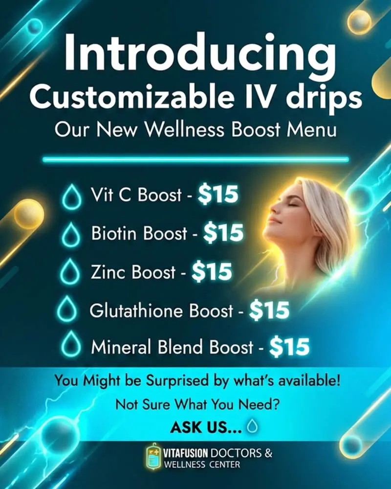 Customizable IV Drips