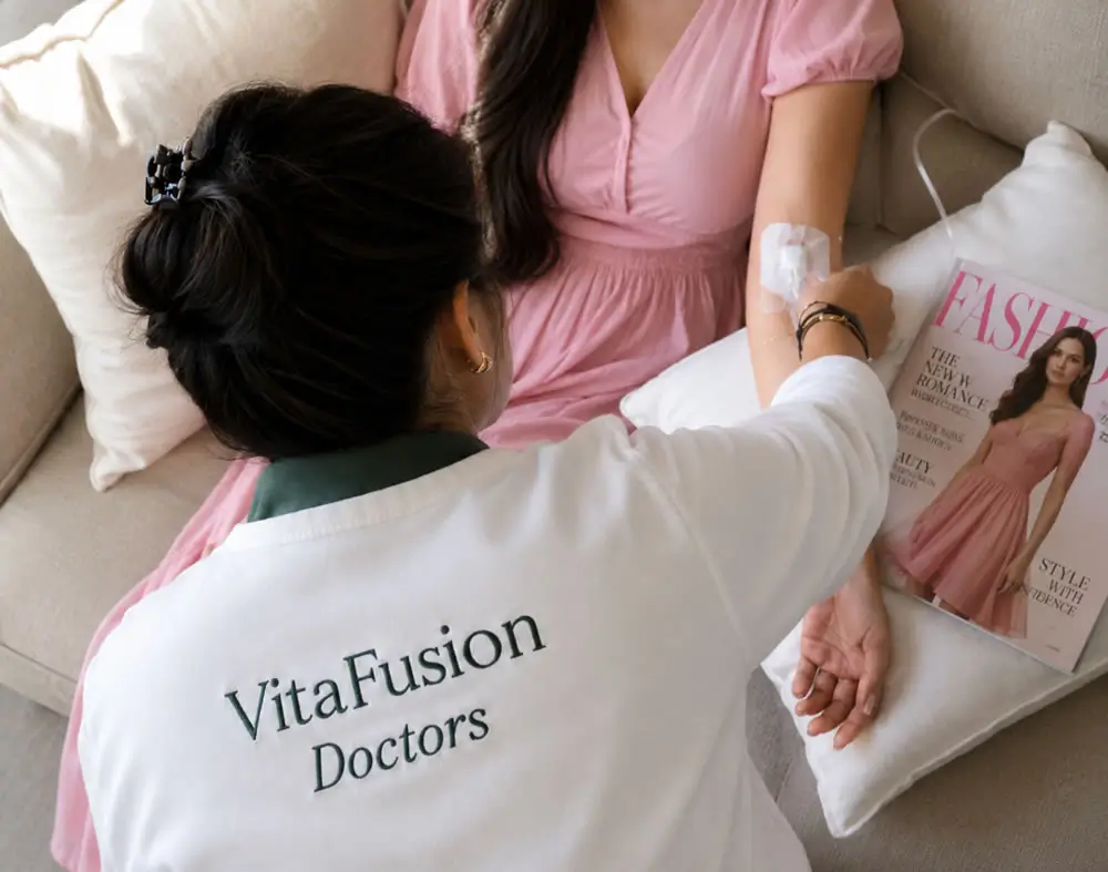 Woman Getting IV